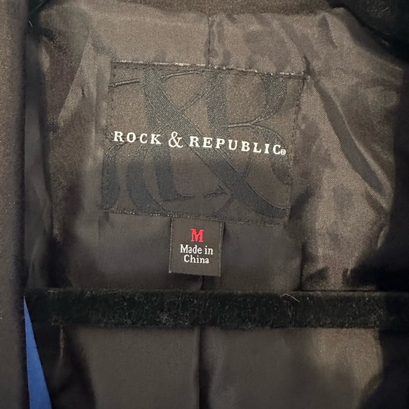 Rock & Republic royal blue blazer size medium - Picture 3 of 4